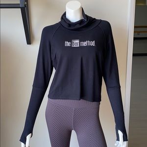 The Bar Method x DYI logo turtleneck.